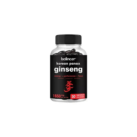 Korean Red Ginseng - Powerful Ginsenosides for Energy, Focus, Performance, Endurance & Immunity | Korean Red Ginseng Supplements