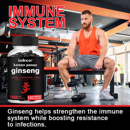 Korean Red Ginseng - Powerful Ginsenosides for Energy, Focus, Performance, Endurance & Immunity | Korean Red Ginseng Supplements