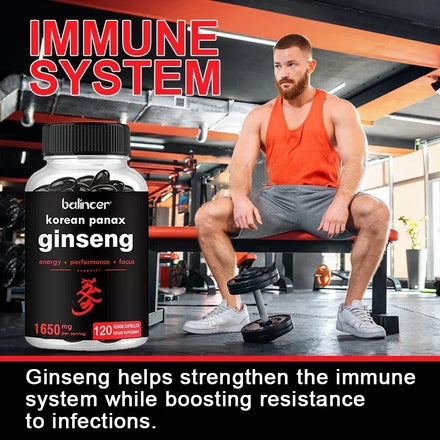 Korean Red Ginseng - Powerful Ginsenosides for Energy, Focus, Performance, Endurance & Immunity | Korean Red Ginseng Supplements