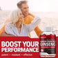 Korean Red Panax Ginseng Supplement - Increases Energy, Strength, Vitality, Performance and Focus