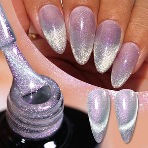 LILYCUTE 7ML Aurora Cat Magnetic Gel Nail Polish Nail Art Sparkle Glitter Gel Varnis Semi Permanent Soak Off  UV Gel Varnishes