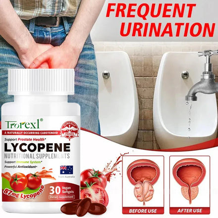 Lycopene Capsule for Men Prostate, Prostate and Heart Health Support Enhance Immunity, Urinary Tract Health, Prostatitis