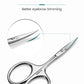 MR.GREEN Eyebrow Scissors Curved Blade Cuticle Scissors Professional Stainless Steel Manicure Trimmer Hair Remover Tool