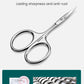 MR.GREEN Eyebrow Scissors Curved Blade Cuticle Scissors Professional Stainless Steel Manicure Trimmer Hair Remover Tool
