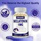 MUTSWEET Naturally Sourced Ingredients Melatonin Capsules with Ashwagandha Herbal Supplement with Vegan Valerian Root Vitamin D
