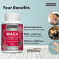 Maca Root Capsules - Natural Energy Supplement, Supports Athletic Performance and Motivation, Builds Muscle and Strengthens