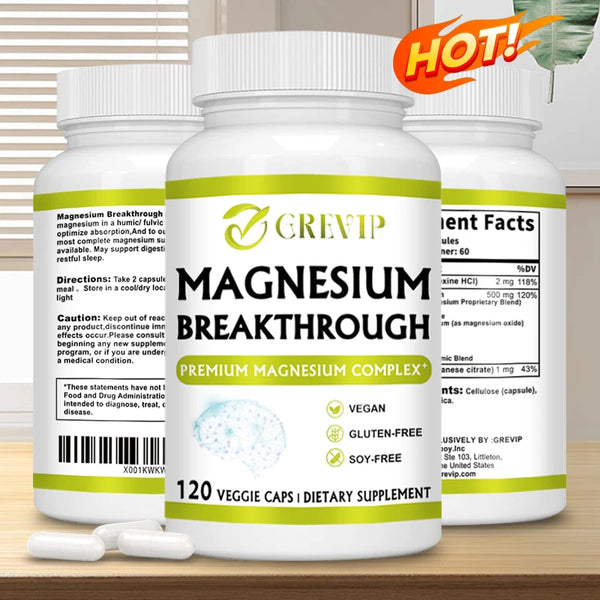 Magnesium Breakthrough - 7 Forms of Magnesium - Natural Sleep and Brain Supplement, Supports Muscle, Joint and Heart Health in Pakistan