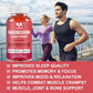 Magnesium Glycinate 400mg Supplement for Natural Sleep Support Bone Health Immunity Mood Support Heart Health & Muscle Recovery