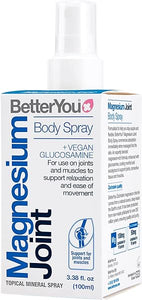 Magnesium Joint Body Spray - Muscle Relief Spray - Topical Magnesium Chloride and Glucosamine - Cooling Menthol and Eucalyptus - 3.38 oz in Pakistan