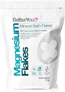 Magnesium Mineral Bath Flakes - Mineral Bath Salts with Magnesium Chloride - Foot Bath or Body Bath Soak - Safe On Sensitive Skin - 2.3 lb in Pakistan