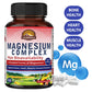 Magnesium Supplement, Multi-Magnesium Complex, Dietary Supplement, Supports Muscle Health, Relaxation, 30/60/120 Capsules