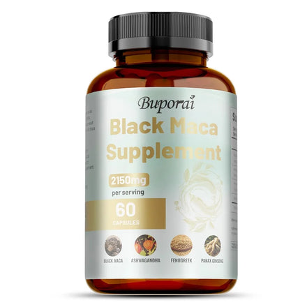 Male Enhancing Black Maca Capsules, Men's Supplements To Boost Stamina, Performance, Energy, Men's Muscle Enlargement