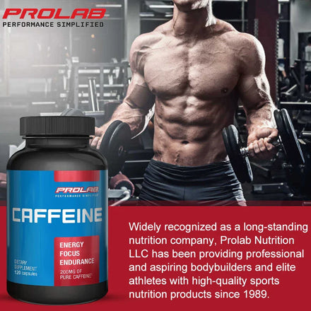 Maximum Potency Caffeine Capsules 200mg, Provide Energy and Focus, Reduce Fatigue, Increase Stamina,