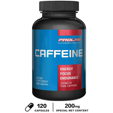 Maximum Potency Caffeine Capsules 200mg, Provide Energy and Focus, Reduce Fatigue, Increase Stamina,