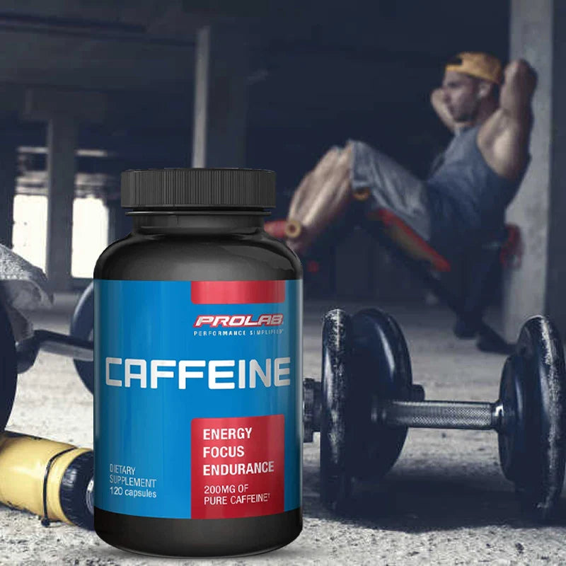 Maximum Potency Caffeine Capsules 200mg, Provide Energy and Focus, Reduce Fatigue, Increase Stamina,