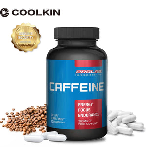 Maximum Potency Caffeine Capsules 200mg, Provide Energy and Focus, Reduce Fatigue, Increase Stamina,