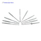 Medical Rigid Arthroscope Arthroscopy Rongeur Punch Biopsy Forceps Scissors with Suction 1.5mm 2.7mm 3.2mm 3.8mm 4.8mm