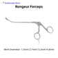 Medical Rigid Arthroscope Arthroscopy Rongeur Punch Biopsy Forceps Scissors with Suction 1.5mm 2.7mm 3.2mm 3.8mm 4.8mm