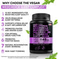 Melatonin 6 Mg Natural Sleep Aid, Sleep Supplement with Theanine, 5 HTPs, GABA, Valerian Root, Chamomile, Vitamin B6, Aids Sleep