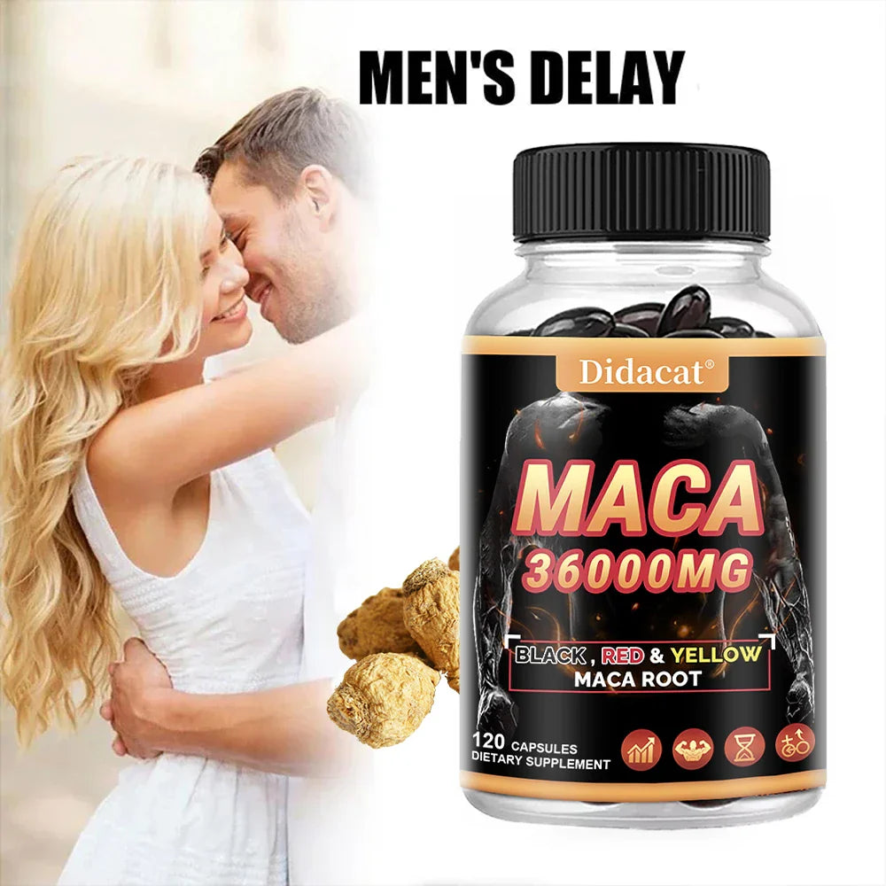 Men's Energy, Endurance and Vitality Booster, Builds Muscle, Strength and Drive