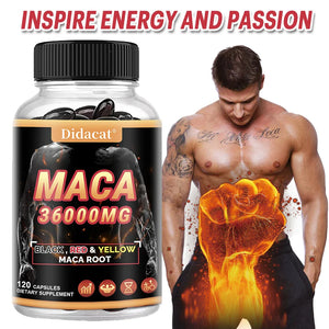 Men's Energy, Endurance and Vitality Booster, Builds Muscle, Strength and Drive