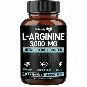 Men's Health Complete L-Arginine, Nitric Oxide Supplement - for Energy, Performance, Endurance, Muscle Growth, Vascular Function