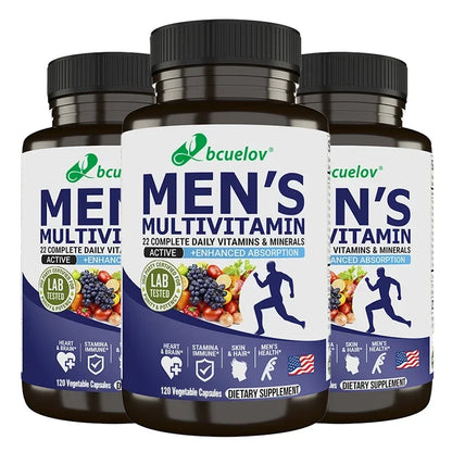 Men's Multivitamin Multimineral Supplement Vitamin ABCDEK Magnesium Calcium Zinc To Replenish Energy and Promote Overall Health