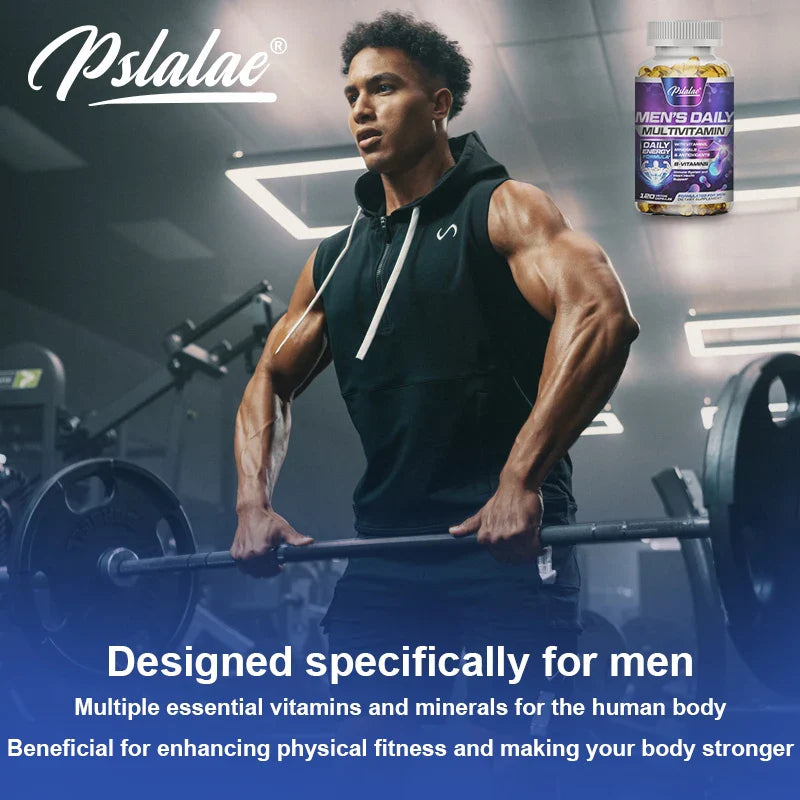 Men's Multivitamin Supplement with Vitamins A, B12, C, D and E To Support Energy and Zinc To Support Immune Health Nutraceutical