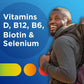 Men's Multivitamin To Support Metabolism, Energy Levels, Muscle Function and The Immune System