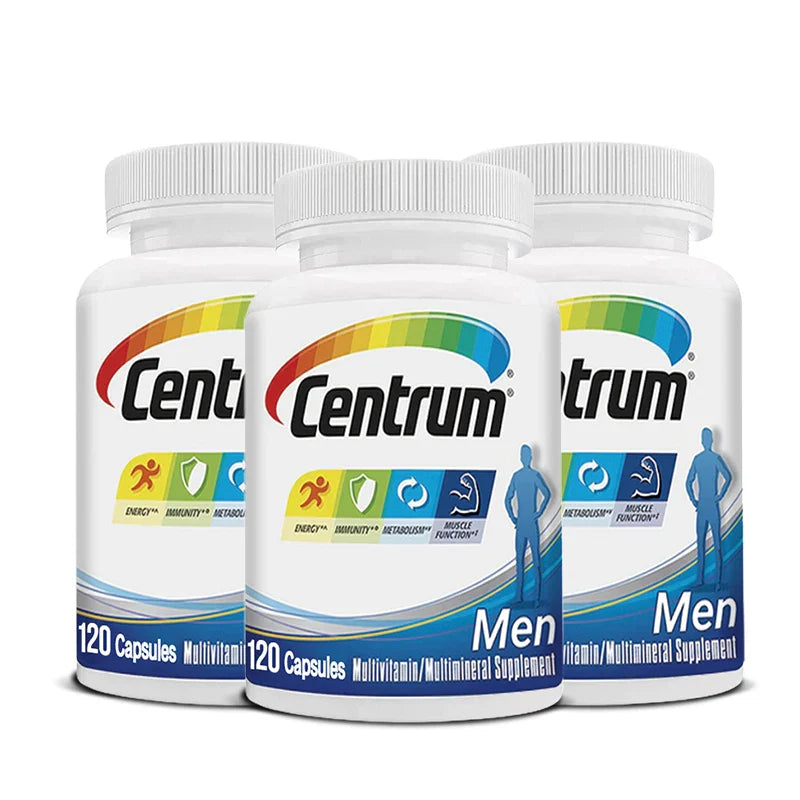 Men's Multivitamin To Support Metabolism, Energy Levels, Muscle Function and The Immune System