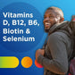Men's Multivitamin To Support Metabolism, Energy Levels, Muscle Function and The Immune System