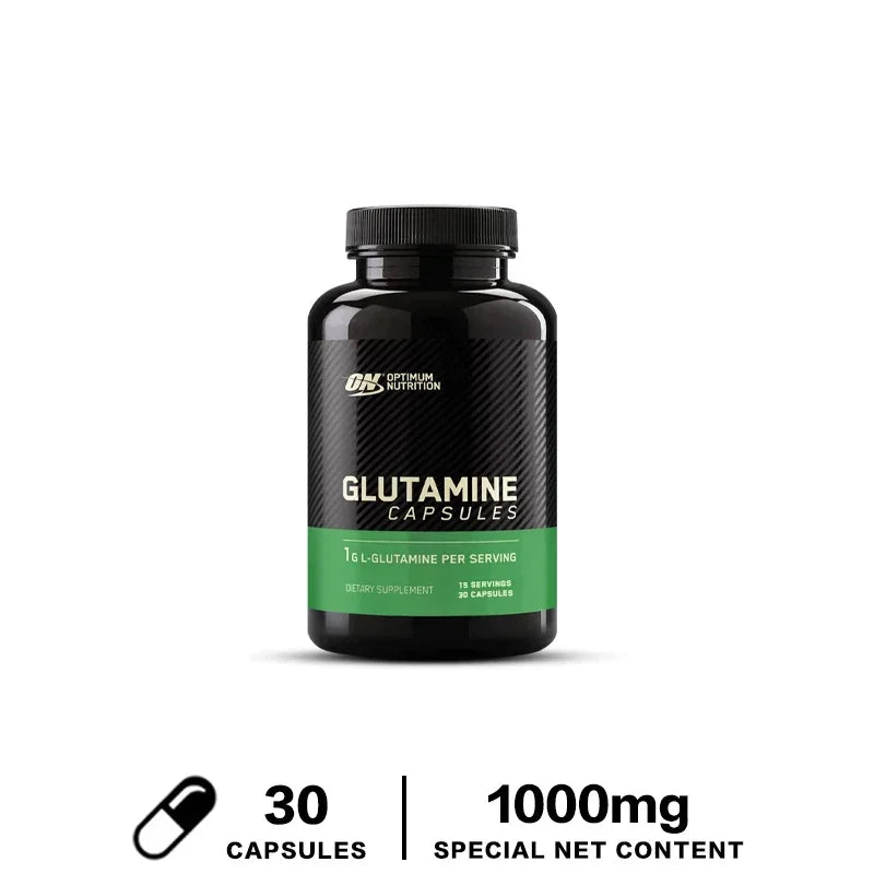 Men's Supplement, L-Glutamine Muscle Recovery Capsules, Restores Strength and Endurance and Promotes Muscle Growth