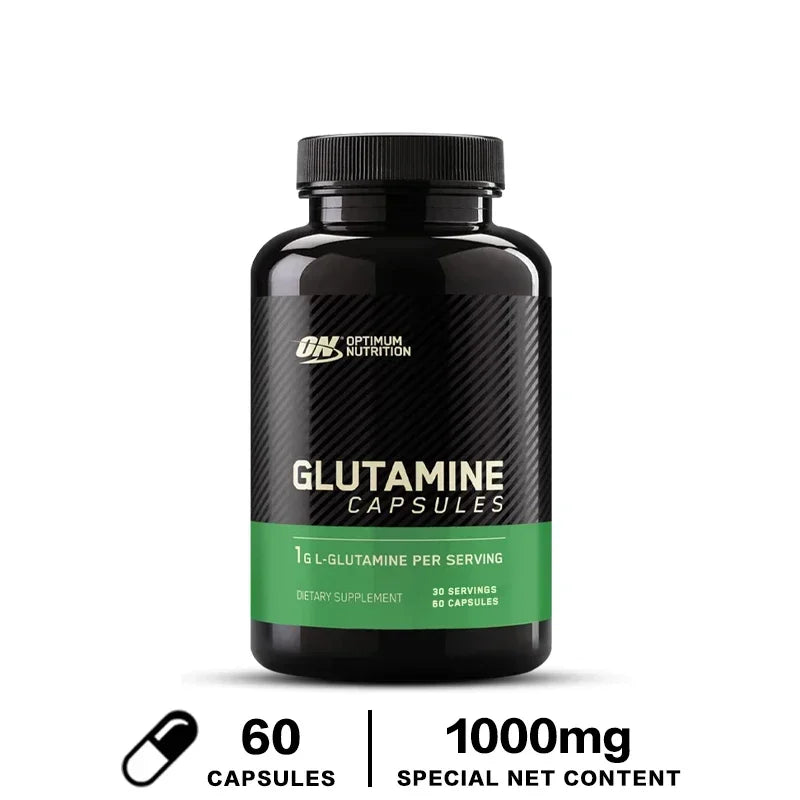 Men's Supplement, L-Glutamine Muscle Recovery Capsules, Restores Strength and Endurance and Promotes Muscle Growth