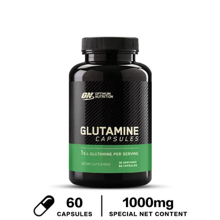 Men's Supplement, L-Glutamine Muscle Recovery Capsules, Restores Strength and Endurance and Promotes Muscle Growth