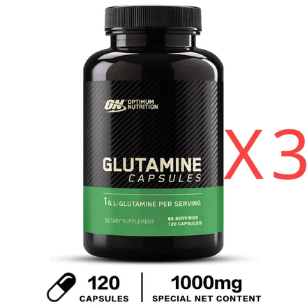 Men's Supplement, L-Glutamine Muscle Recovery Capsules, Restores Strength and Endurance and Promotes Muscle Growth