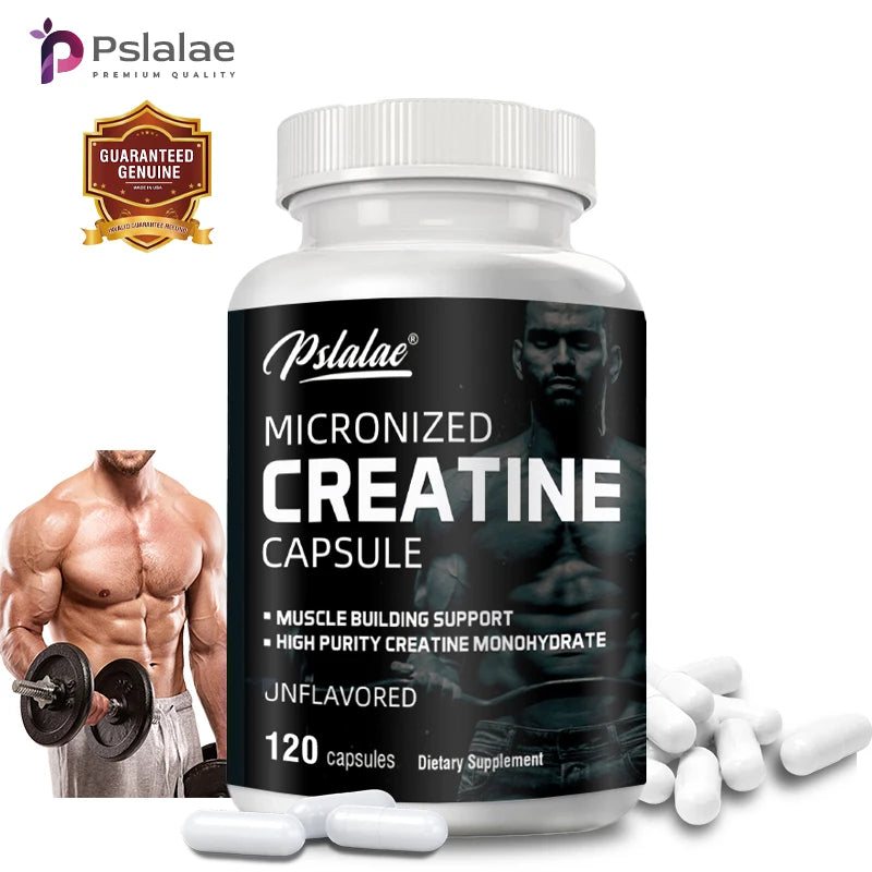 Micronized Creatine Capsules - Supports Energy