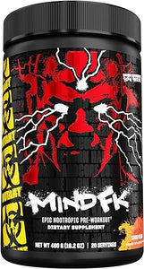Mind FK - Epic Nootropic Pre-Workout - Brain Supplement for Mental Focus - 20 Serve - Sour Peach - 460g in Pakistan
