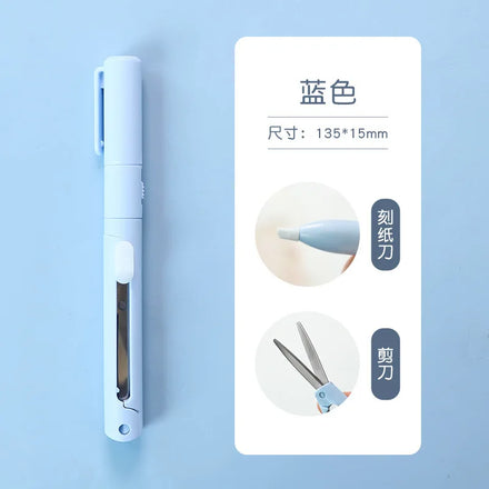 Mini Colorful Folding Scissors , Hand Tent Cutting, Mini Engraving Knife, Scissors, Paper Trimming Utility Knife