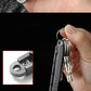 Mini Titanium Alloy Surgical Knife Outdoor Camping Open Box Portable Art Push Knife with 10pcs Blades