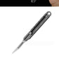 Mini Titanium Alloy Surgical Knife Outdoor Camping Open Box Portable Art Push Knife with 10pcs Blades
