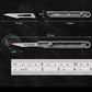 Mini Titanium Alloy Surgical Knife Outdoor Camping Open Box Portable Art Push Knife with 10pcs Blades