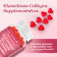 Mulittea Hydrolyzed Collagen Glutathione gummies with Brightening Skin Whitening  Anti-Aging  Antioxidant Imrpove Immune