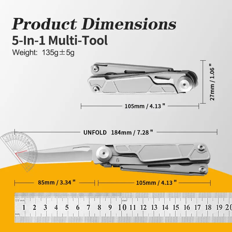 Multifunctional Scissors Mini Pocket Folding Knife with Screwdriver Camping Hiking Outdoor Survival Gear