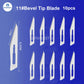 Multifunctional Stainless Steel Blade Carbon Steel Made Sterile Scalpel for Phone PCB Glue Removing Sharp Surgical Knife