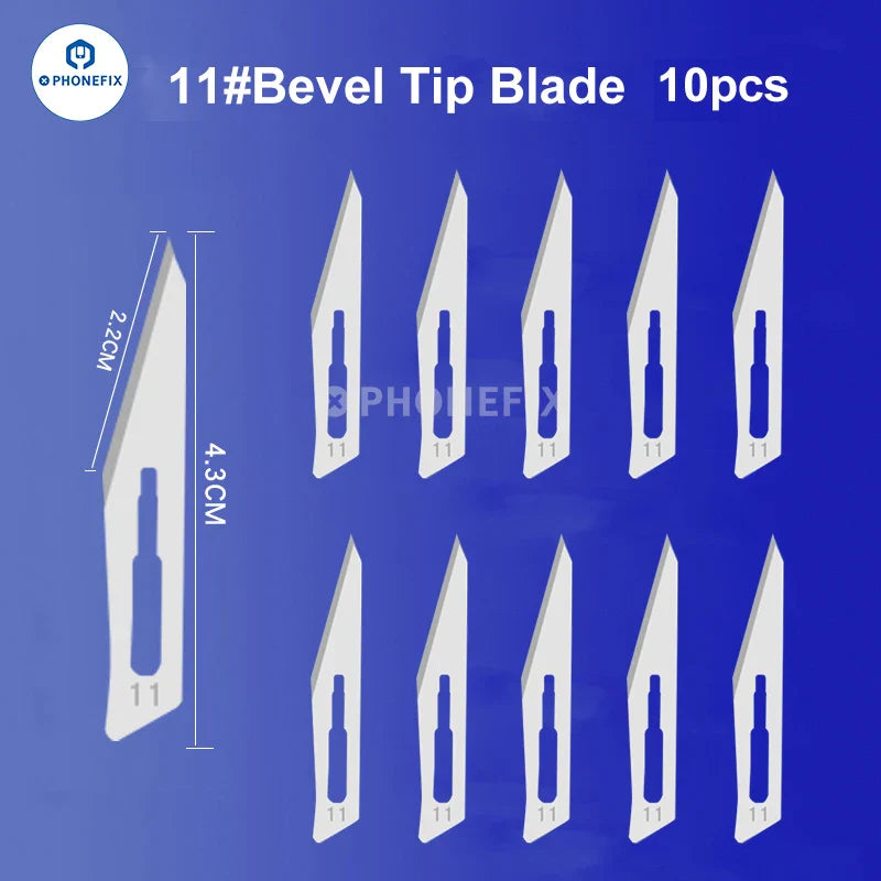 Multifunctional Stainless Steel Blade Carbon Steel Made Sterile Scalpel for Phone PCB Glue Removing Sharp Surgical Knife