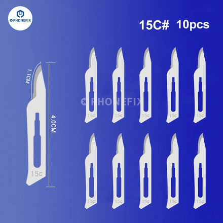 Multifunctional Stainless Steel Blade Carbon Steel Made Sterile Scalpel for Phone PCB Glue Removing Sharp Surgical Knife