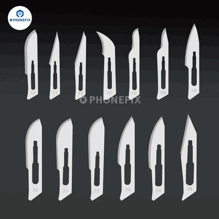 Multifunctional Stainless Steel Blade Carbon Steel Made Sterile Scalpel for Phone PCB Glue Removing Sharp Surgical Knife