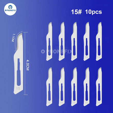 Multifunctional Stainless Steel Blade Carbon Steel Made Sterile Scalpel for Phone PCB Glue Removing Sharp Surgical Knife
