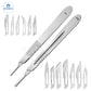 Multifunctional Stainless Steel Blade Carbon Steel Made Sterile Scalpel for Phone PCB Glue Removing Sharp Surgical Knife
