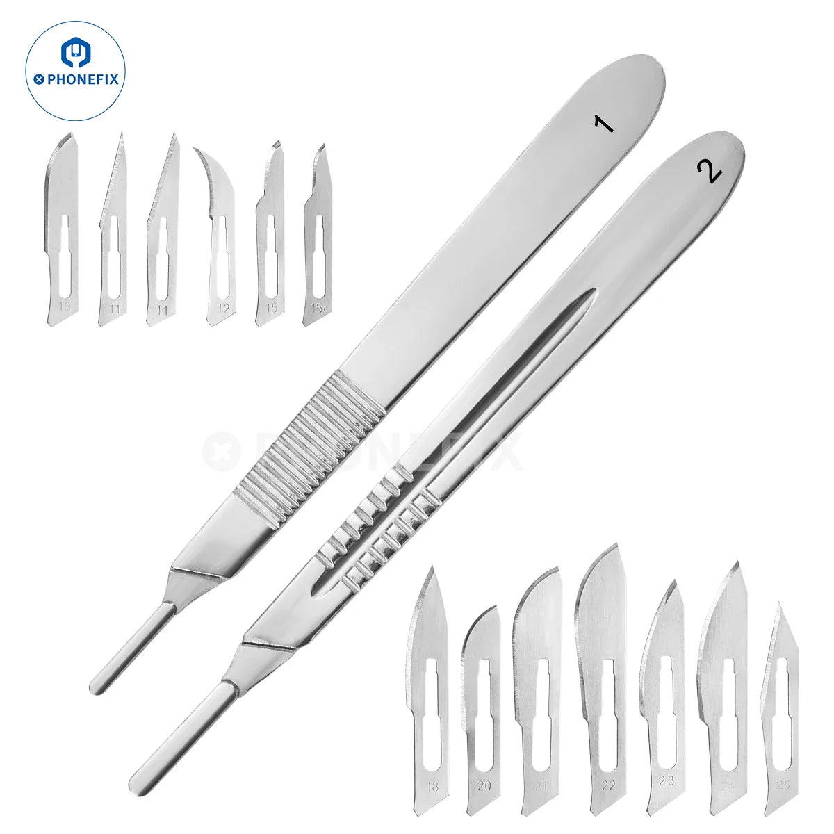 Multifunctional Stainless Steel Blade Carbon Steel Made Sterile Scalpel for Phone PCB Glue Removing Sharp Surgical Knife
